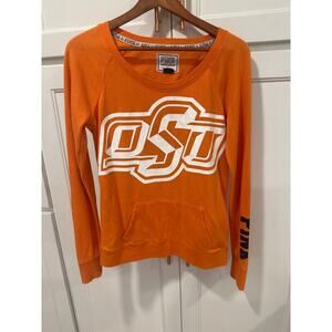 Collegiate collection Victoria secret Pink OSU Oklahoma medium long sleeve